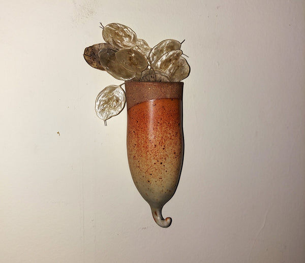 Studio Pottery Wall Pocket Bungalow Bill Antiques