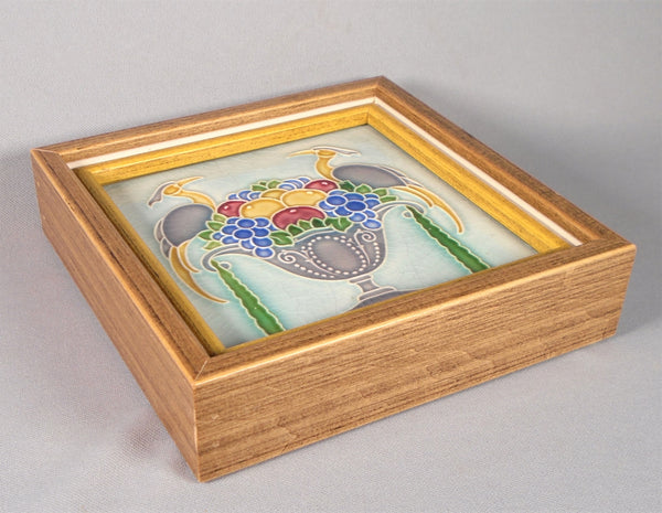 German Jugendstil Tile by NSTG Grohn Bungalow Bill Antique