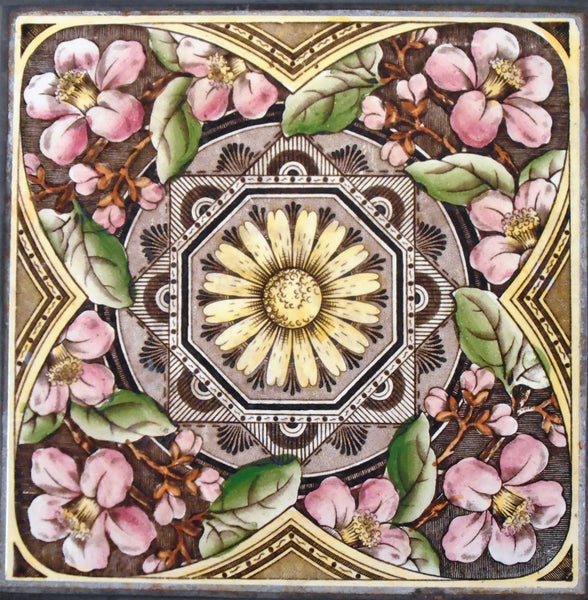 Craven Dunnill Tile Aesthetic Trivet Bungalow Bill Antique