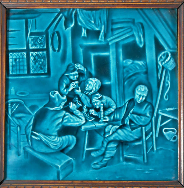 Antique Tile Minton Hollins Bungalow Bill