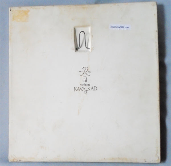 Rorstrand Kavalkad Bungalow Bill Antique Tile