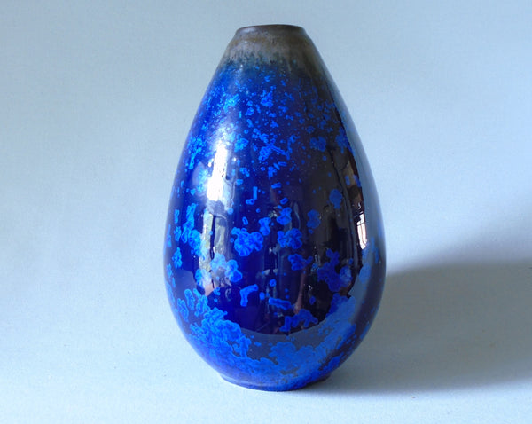 Wendelin Stahl Mid Century Modern Crystalline Cabinet Vase German Studio Pottery Bungalow Bill Antique