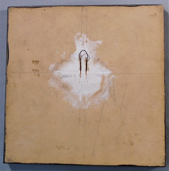 Franklin Pottery Tile Spider and Web Bungalow Bill Antique