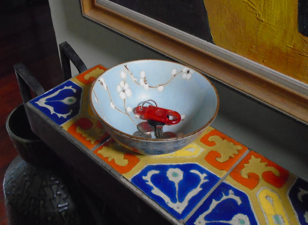 Japanese Cherry Blossom Bowl Bungalow Bill Antique