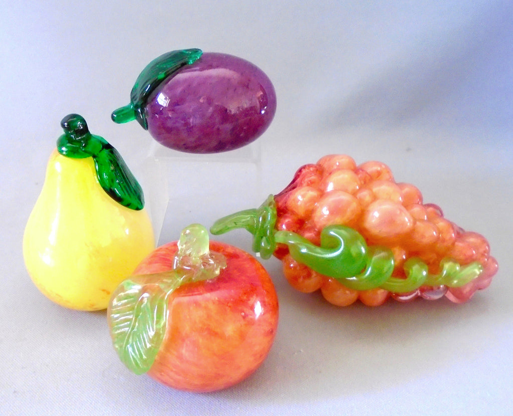 Art glass fruit Bungalow Bill Antiques