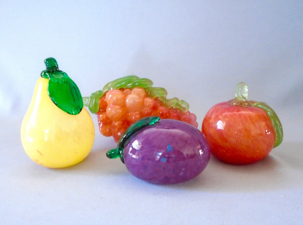 Art glass fruit Bungalow Bill Antiques