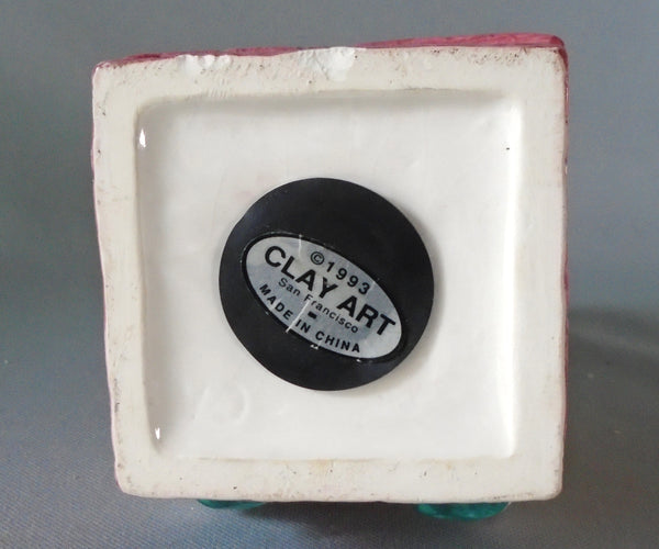 Clay Art Humpty Dumpty Bank Bungalow Bill Antique