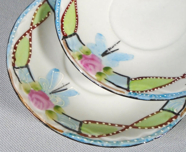 Te-Oh China Nippon Moriage Bungalow Bill Antique