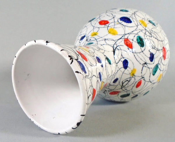 Vintage colorful vase Bungalow Bill Antiques