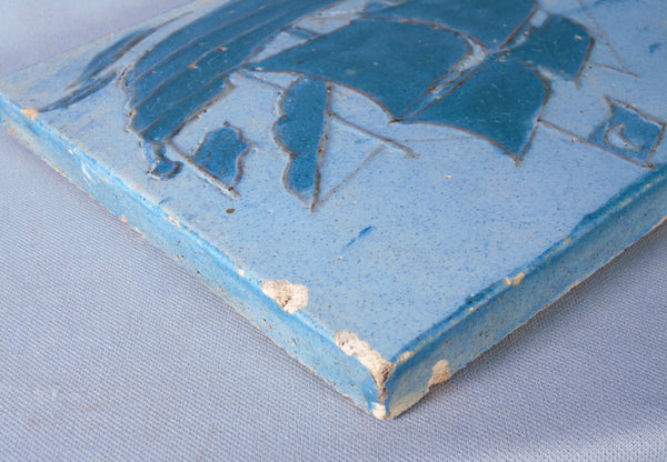 Volkmar Tile Ship Bungalow Bill Antiques