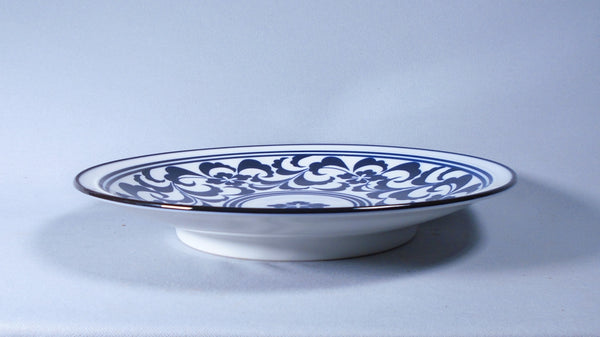Dansk Blue and White Charger by Niels Refsgaard Bungalow Bill Antiques