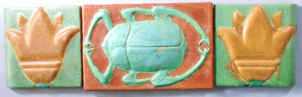 Owens Pottery Tile Egyptian Revival Arts and Crafts Bungalow Bill Antiques