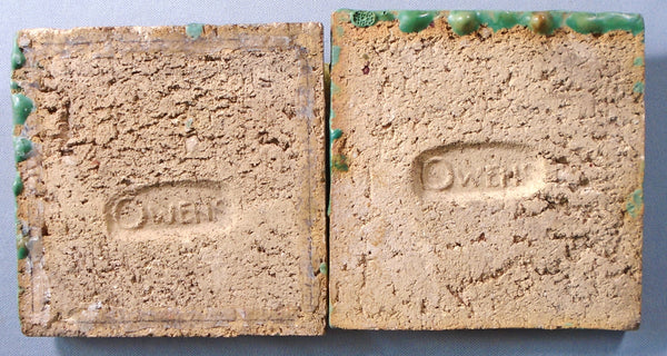 Owens Pottery Tile Egyptian Revival Arts and Crafts Bungalow Bill Antiques