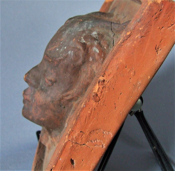 Enfield Pottery Art Tile Sprite Portrait