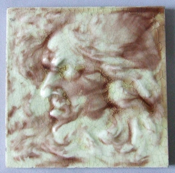 Antique Tile North Wind Faces International Tile and Trim Co of Brooklyn NY (