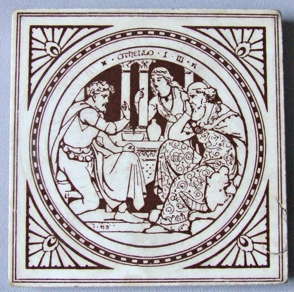 Minton Moyr Smith Tile Shakespeare Othello