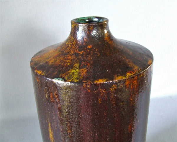 Raymor Italy Italian Art Pottery Red Vase
