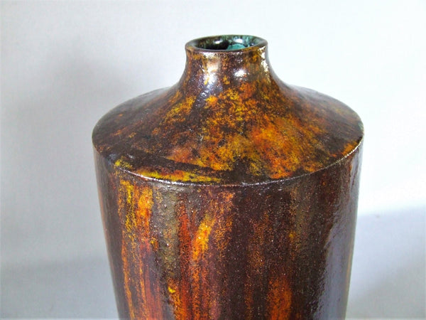 Raymor Italy Italian Art Pottery Red Vase