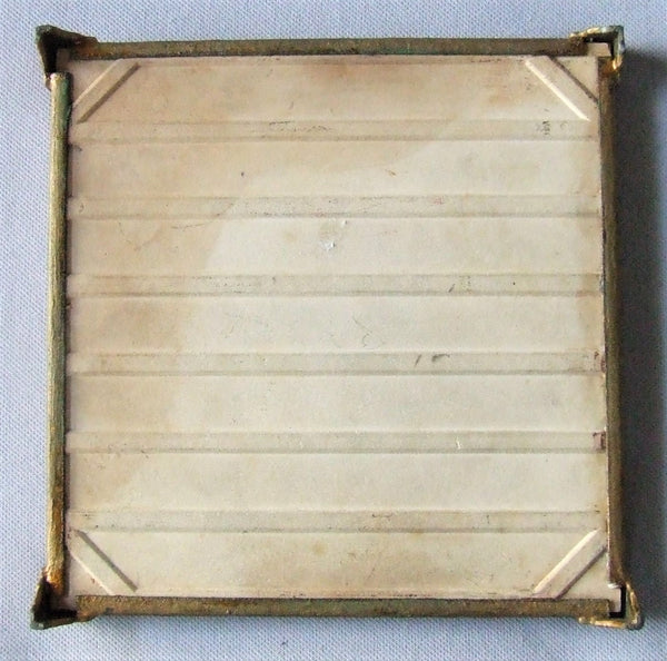 English Transfer Picture Tile Trivet Bungalow Bill Antique