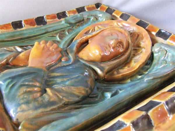 Angel Tile by AETCO American Encaustic Art Pottery