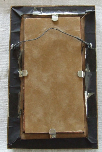 FRAMED ENFIELD POTTERY ARTS & CRAFTS TILE MORRICE DANCER MORAVIAN MERCER ERA