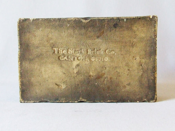 Decorated Stark Brick & Tile Squirrel In Tree Architectural Ceramic Antique