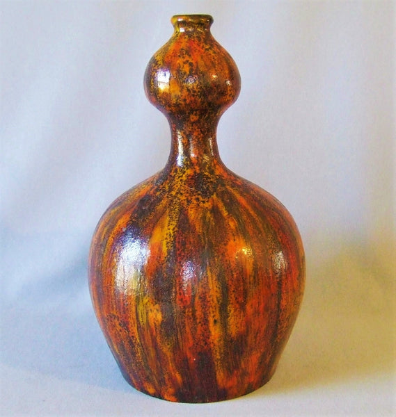 Raymor Italy Italian Art Pottery Red Vase Alvino Bagni
