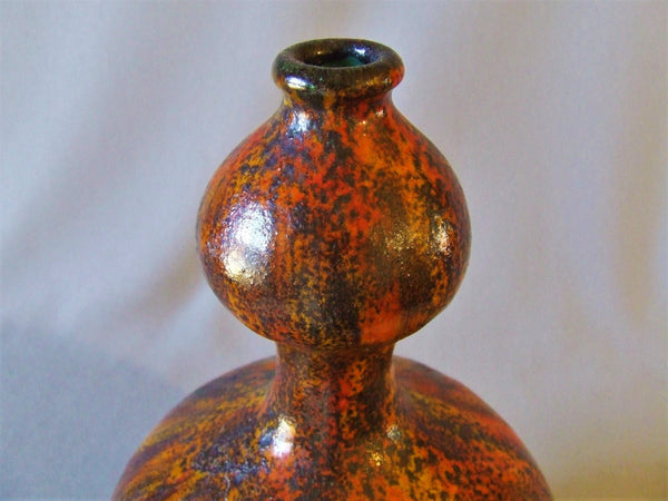 Raymor Italy Italian Art Pottery Red Vase Alvino Bagni