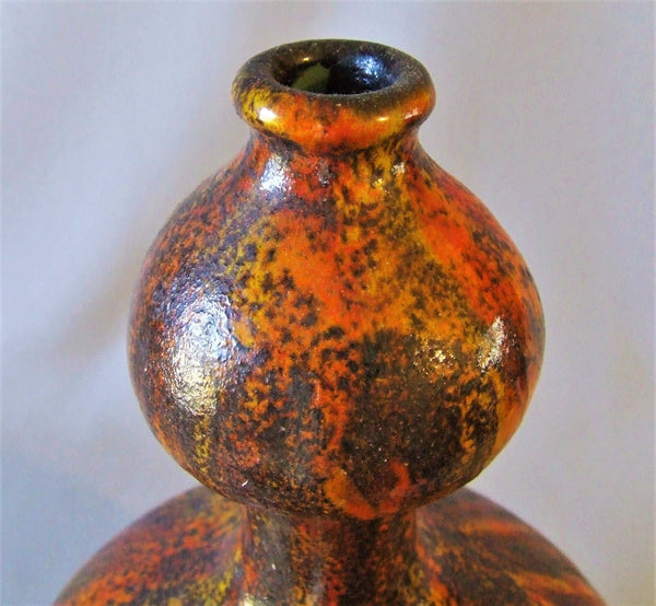 Raymor Italy Italian Art Pottery Red Vase Alvino Bagni