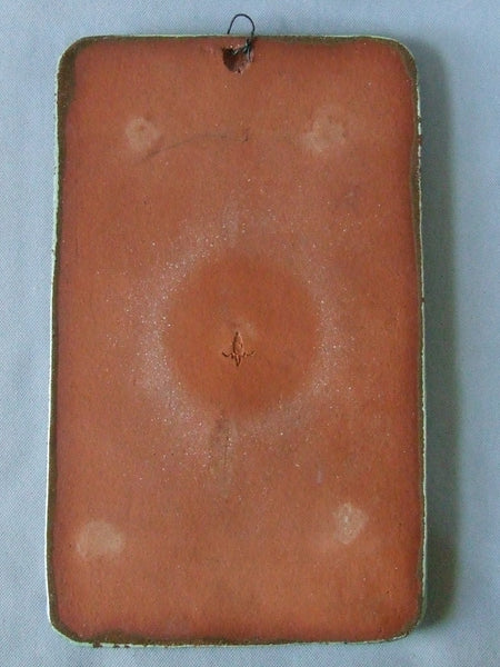 Karlsruhe Pottery Tile Plaque Fishes