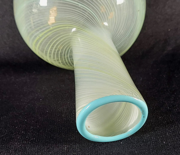 Dansk Mezza Filigrana Swirl Art Glass Vase Bungalow Bill