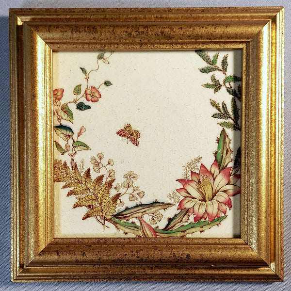 Antique English Transferware Tile Bungalow Bill Antiques