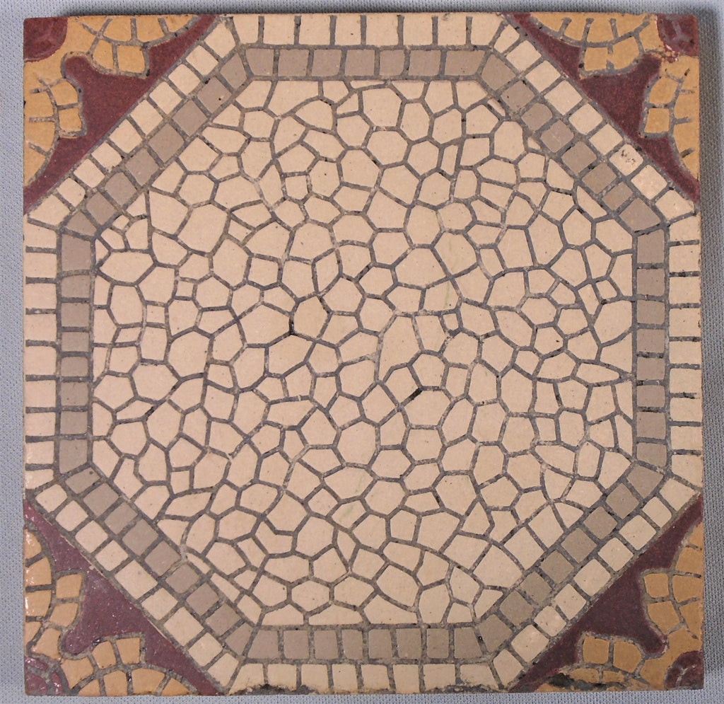 Encaustic Tile Mosaik Fabrik Sinzig Bungalow Bill Antique