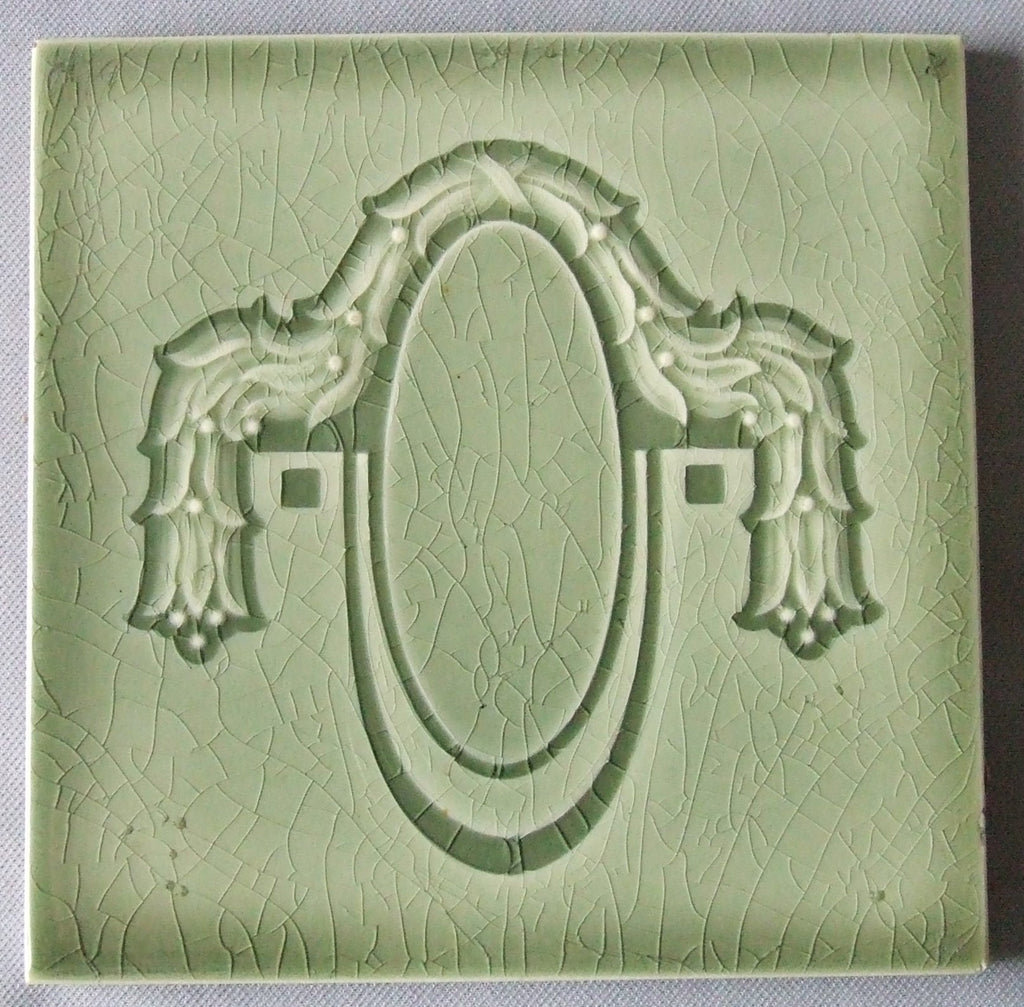 European Secessionist Tile by Helman