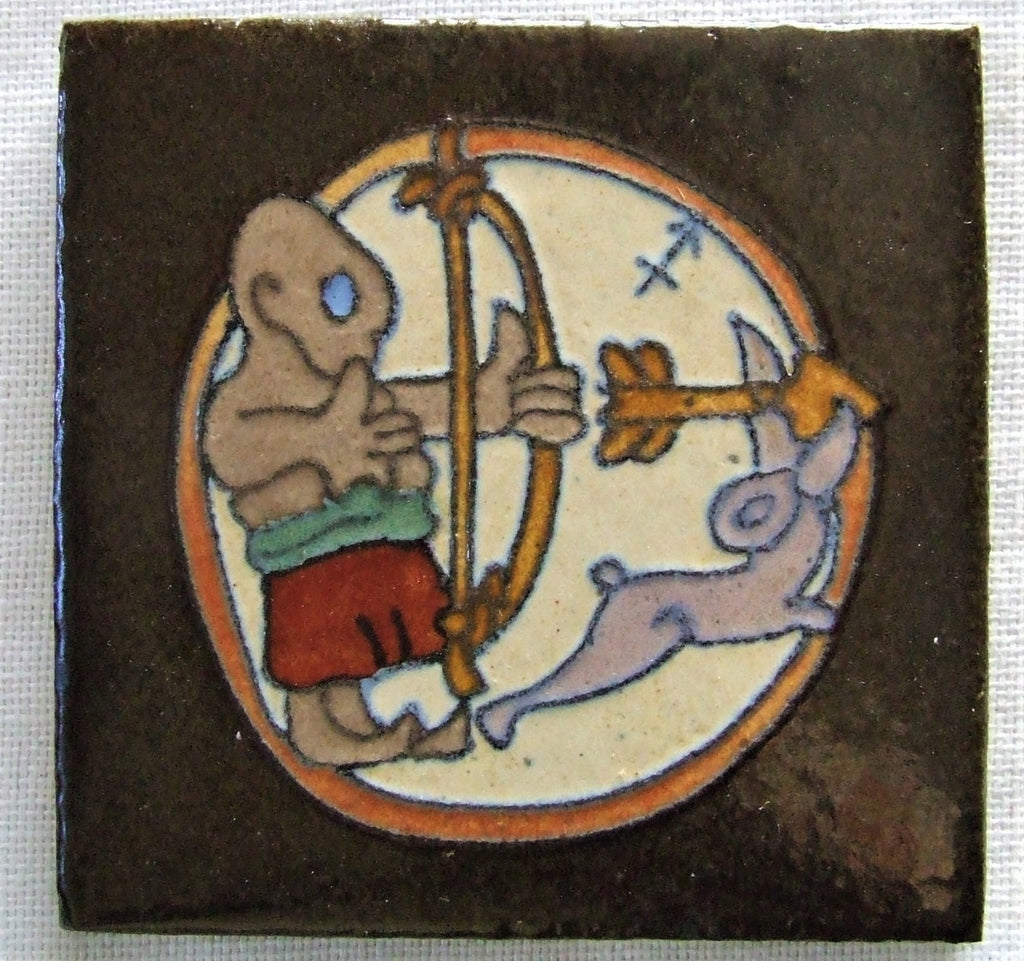 Arts and Crafts Moorish Design Tile by Flint Faience – BungalowBILL